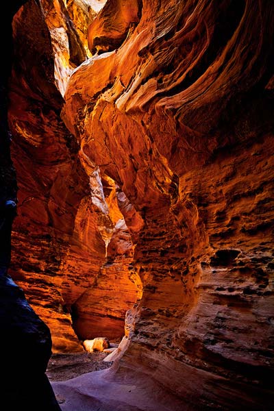 Photo of Little Wild Horse Canyon in Sunlight