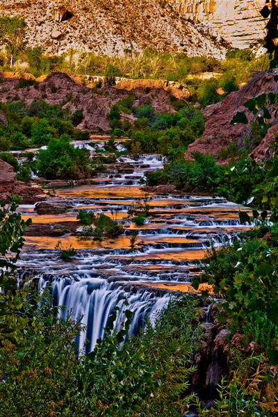a photo of Navajo Falls Havasupai Reservation Arizona