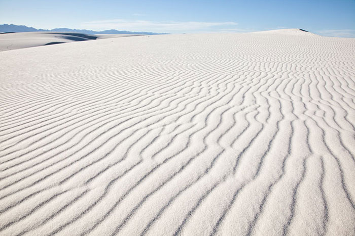 Long Dune at White Sands National Monument New Mexico