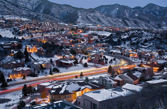 Evening View of Roxborough Park from the Hogback