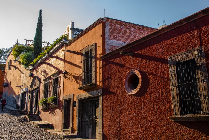 Street Scene in San Miguel Mexico