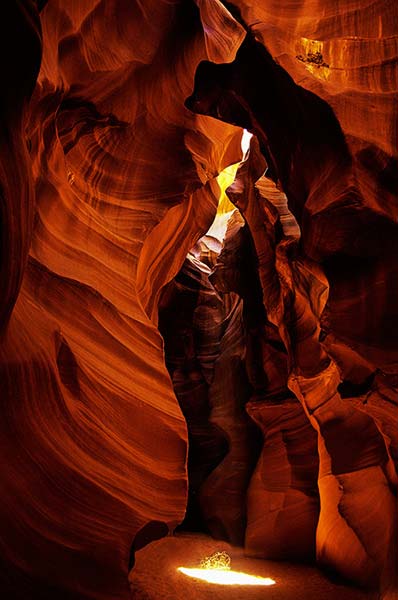 Antelope Canyon with Tumbleweed