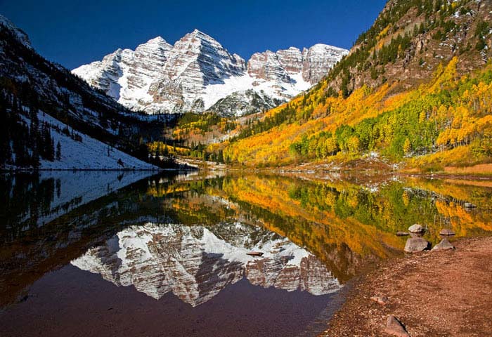 Maroon Bells from Maroon Lake