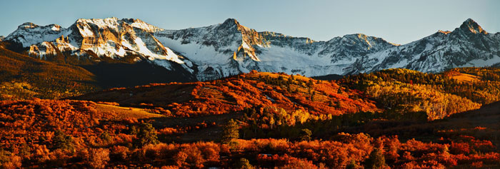 Panorama of Dallas Divide, Colorado