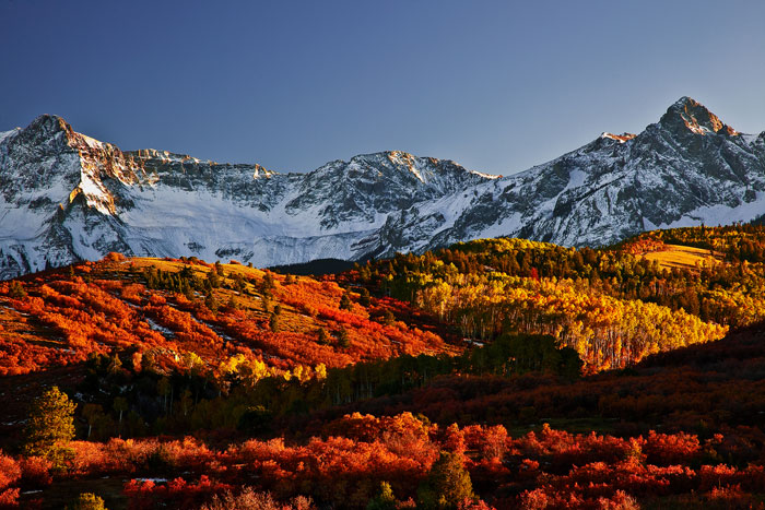 Sneffels Range in Colorado Sneffels Range Colorado