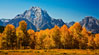 Thumbnail link to Mount Moran and Aspens at Grand Teton National Park