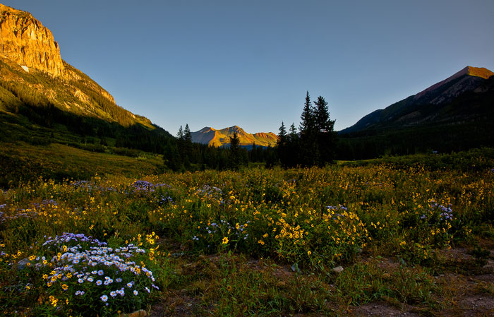 Gothic Road Early Morning Crested Butte Colorado